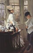 James Tissot, Reading The News (nn01)